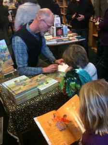 Santoro's book signing