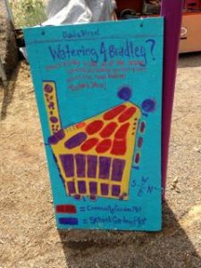 Bradley School garden in Denver